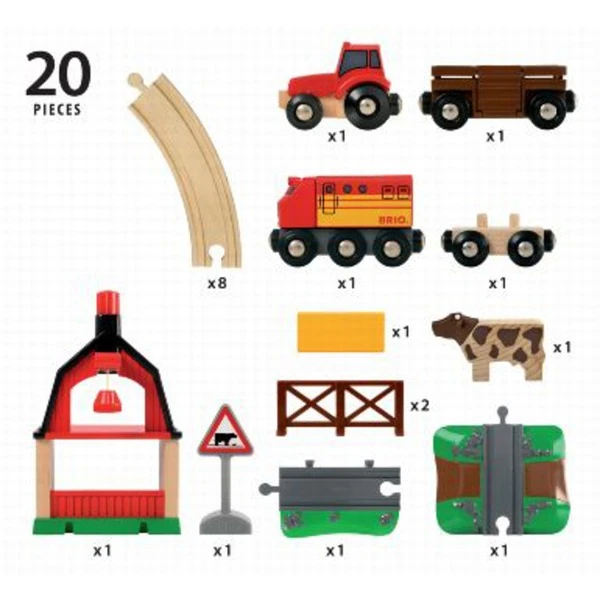 BRIO World Bahn Bauernhof Set 7 BRIO World Bahn Bauernhof Set – Bild 5