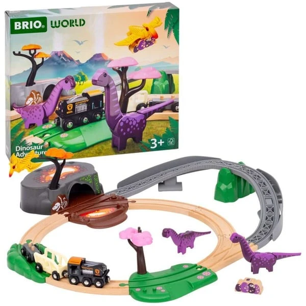 BRIO World Dinosaurier Abenteuer-Set, Bahn 4 BRIO World Dinosaurier Abenteuer-Set, Bahn – Bild 2