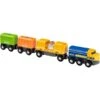 BRIO World Güterzug Mit Drei Waggons, Spielfahrzeug