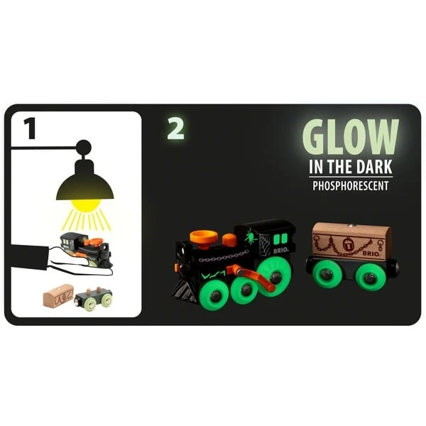 BRIO World Geisterzug Glow In The Dark, Spielfahrzeug 4 BRIO World Geisterzug Glow In The Dark, Spielfahrzeug – Bild 2