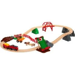 BRIO World Großes Bahn Bauernhof-Set