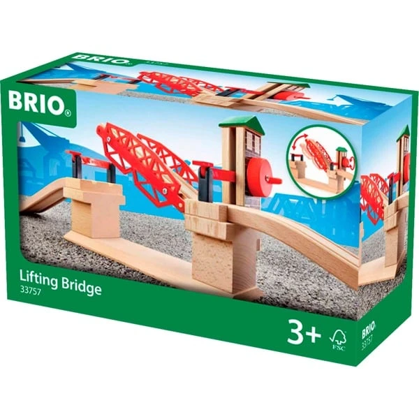 BRIO World Hebebrücke, Bahn (braun/rot) 6 BRIO World Hebebrücke, Bahn (braun/rot) – Bild 4