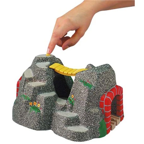 BRIO World Magischer Tunnel, Bahn (grau/rot) 4 BRIO World Magischer Tunnel, Bahn (grau/rot) – Bild 2