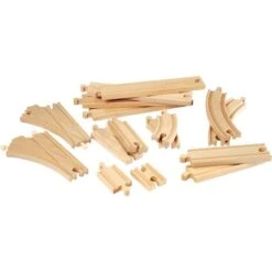 BRIO World Mittleres Schienensortiment, Bahn (holz)