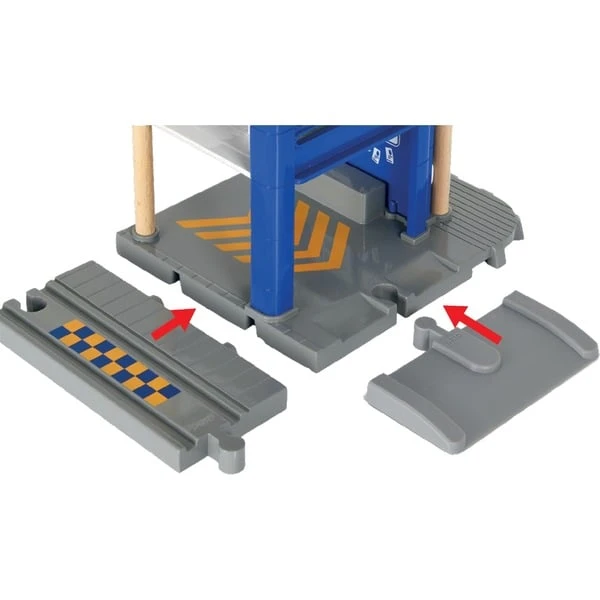 BRIO World Polizeistation Mit Einsatzfahrzeug, Spielgebäude (blau/schwarz) 5 BRIO World Polizeistation Mit Einsatzfahrzeug, Spielgebäude (blau/schwarz) – Bild 3