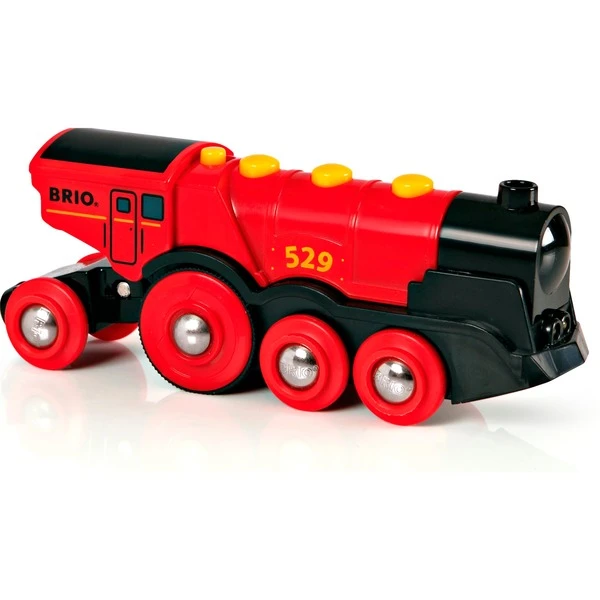 BRIO World Rote Lola Batterielok, Spielfahrzeug (rot) 4 BRIO World Rote Lola Batterielok, Spielfahrzeug (rot) – Bild 2