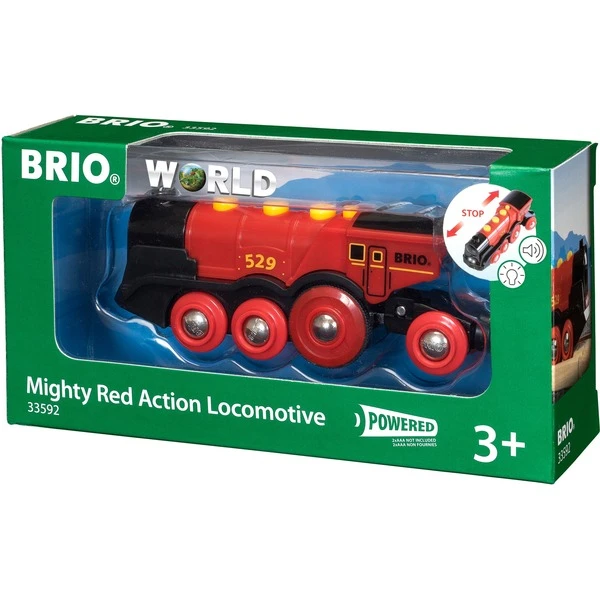 BRIO World Rote Lola Batterielok, Spielfahrzeug (rot) 7 BRIO World Rote Lola Batterielok, Spielfahrzeug (rot) – Bild 5