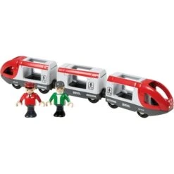 BRIO World Roter Reisezug, Spielfahrzeug (rot/weiß)