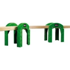 BRIO World Stapelbares Brückensystem, Bahn (grün/braun)