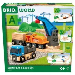 BRIO World Starterset Güterzug Mit Kran A, Bahn