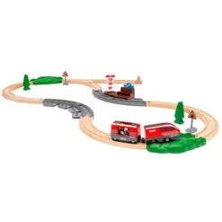 BRIO World - Zugset Mit Rückziehmotor, Spielfahrzeug