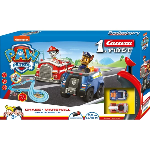 Carrera FIRST PAW Patrol - Race 'N' Rescue, Rennbahn 3 Carrera FIRST PAW Patrol - Race 'N' Rescue, Rennbahn
