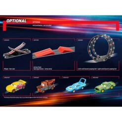 Carrera GO!!! Disney·Pixar Cars - Glow Racers, Rennbahn -Spielzeug Verkäufe Carrera GO Disney Pixar Cars Glow Racers Rennbahn@@100025192 8