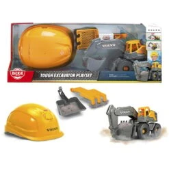 Dickie Volvo Tough Excavator Playset, Spielfahrzeug