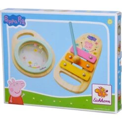 Eichhorn Peppa Pig Holz-Musikset, Musikinstrument -Spielzeug Verkäufe Eichhorn Peppa Pig Holz Musikset Musikinstrument@@1915505 3