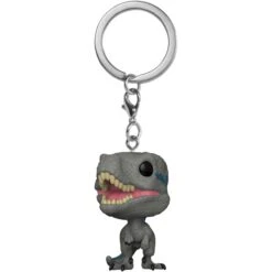 Funko POP! Schlüsselanhänger Jurassic World - Blue, Spielfigur