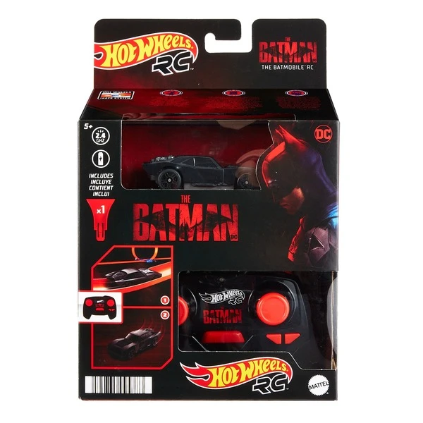 Hot Wheels R/C 1:64 Batmobile, RC 3 Hot Wheels R/C 1:64 Batmobile, RC