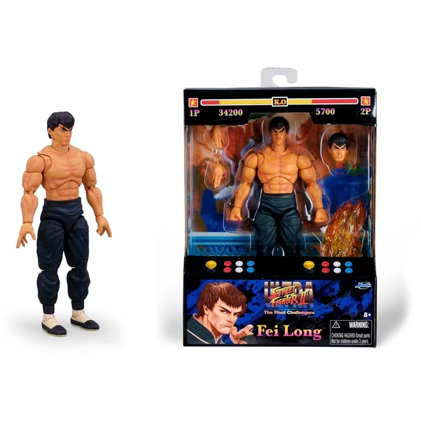 Jada Toys Street Fighter Ll - Fei-Long, Spielfigur 3 Jada Toys Street Fighter Ll - Fei-Long, Spielfigur