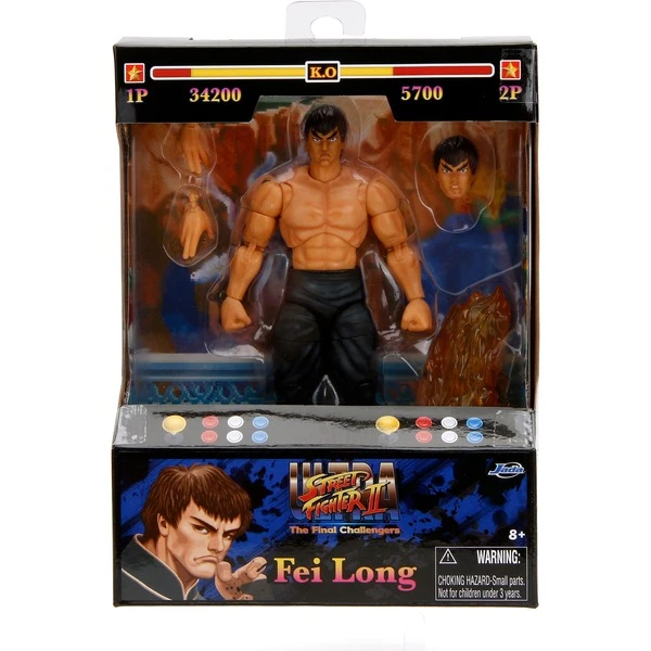 Jada Toys Street Fighter Ll - Fei-Long, Spielfigur 6 Jada Toys Street Fighter Ll - Fei-Long, Spielfigur – Bild 4