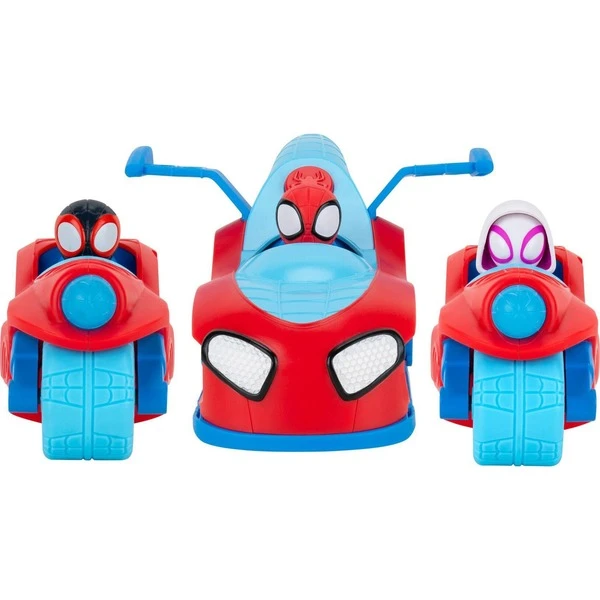 Jazwares Spidey Team Split Racer - Jet + 2 Motorräder, Spielfahrzeug 3 Jazwares Spidey Team Split Racer - Jet + 2 Motorräder, Spielfahrzeug