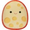 Jazwares Squishmallows - Mannon Der Gouda Käse, Kuscheltier (30 Cm)