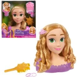 Just Play Disney Princess - Rapunzel Styling Head, Schmink- Und Frisierkopf