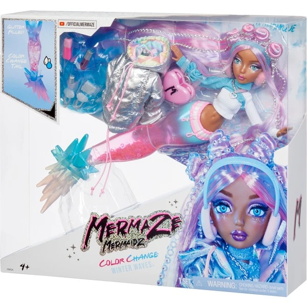 MGA Entertainment Mermaze Mermaidz Winter Waves Harmonique, Puppe 20 MGA Entertainment Mermaze Mermaidz Winter Waves Harmonique, Puppe – Bild 18