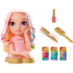 Titelseite -Spielzeug Verkäufe MGA Entertainment Rainbow HIgh Styling Head Playset Schmink und Frisierkopf@@100056221 1