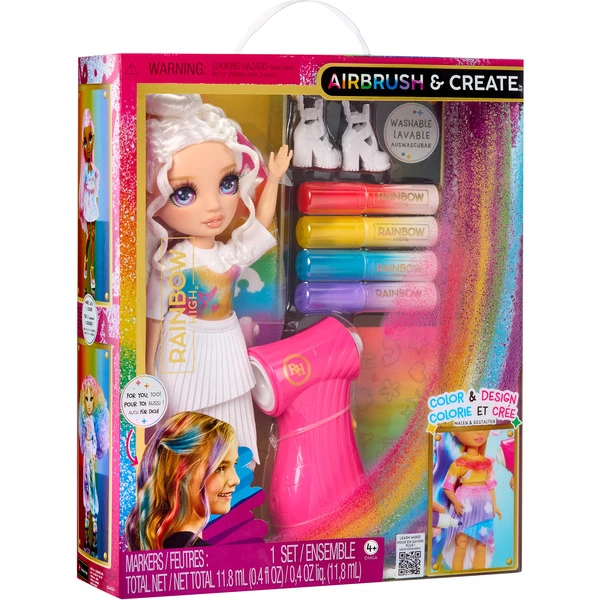 MGA Entertainment Rainbow High Air Brush & Create - Purple Eyes, Puppe 3 MGA Entertainment Rainbow High Air Brush & Create - Purple Eyes, Puppe