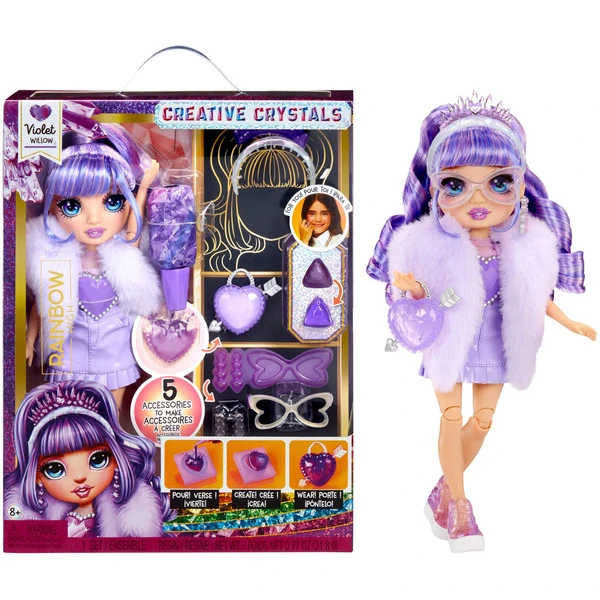 MGA Entertainment Rainbow High Creative Crystals - Violet, Puppe 3 MGA Entertainment Rainbow High Creative Crystals - Violet, Puppe