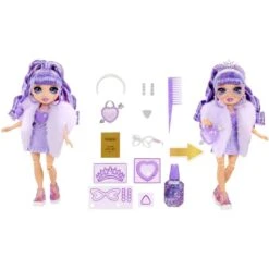 MGA Entertainment Rainbow High Creative Crystals - Violet, Puppe 9 MGA Entertainment Rainbow High Creative Crystals - Violet, Puppe -Spielzeug Verkäufe MGA Entertainment Rainbow High Creative Crystals Violet Puppe@@100147644 1