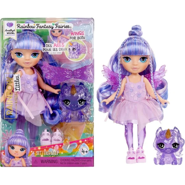 MGA Entertainment Rainbow High Littles Fantasy Fairies - Amethyst, Puppe 3 MGA Entertainment Rainbow High Littles Fantasy Fairies - Amethyst, Puppe