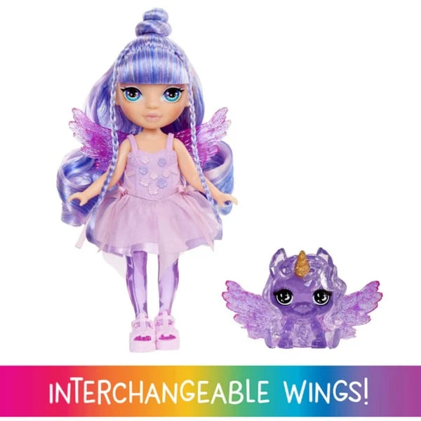 MGA Entertainment Rainbow High Littles Fantasy Fairies - Amethyst, Puppe 4 MGA Entertainment Rainbow High Littles Fantasy Fairies - Amethyst, Puppe – Bild 2