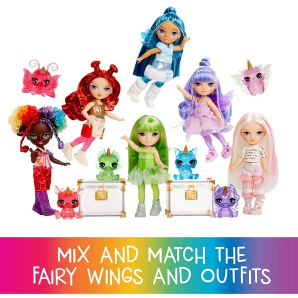 MGA Entertainment Rainbow High Littles Fantasy Fairies - Amethyst, Puppe 7 MGA Entertainment Rainbow High Littles Fantasy Fairies - Amethyst, Puppe – Bild 5