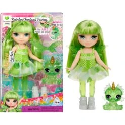 MGA Entertainment Rainbow High Littles Fantasy Fairies - Emerald, Puppe