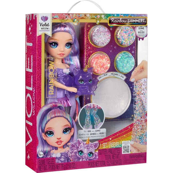 MGA Entertainment Rainbow High Shimmers With Slime - Violet, Puppe 3 MGA Entertainment Rainbow High Shimmers With Slime - Violet, Puppe