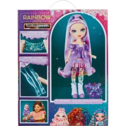 MGA Entertainment Rainbow High Shimmers With Slime - Violet, Puppe 20 MGA Entertainment Rainbow High Shimmers With Slime - Violet, Puppe -Spielzeug Verkäufe MGA Entertainment Rainbow High Shimmers with Slime Violet Puppe@@100147647 8