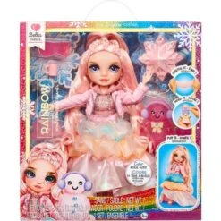 MGA Entertainment Rainbow High Winter Wonderland Doll - Bella (Pink), Puppe