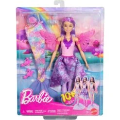 Mattel Barbie 3-in-1 Fantasy Puppe (mit Schwanzflosse, Feenflügeln Und Ketten) 12 Mattel Barbie 3-in-1 Fantasy Puppe (mit Schwanzflosse, Feenflügeln Und Ketten) -Spielzeug Verkäufe Mattel Barbie 3 in 1 Fantasy Puppe@@100098450 4