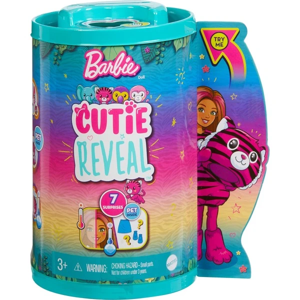 Mattel Barbie Cutie Reveal Chelsea Jungle Series - Tiger, Puppe 11 Mattel Barbie Cutie Reveal Chelsea Jungle Series - Tiger, Puppe – Bild 9