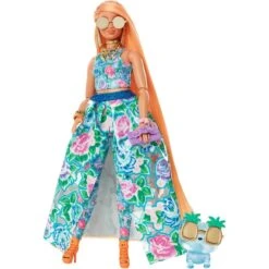 Mattel Barbie Extra Fancy Puppe Im Blauen Kleid Mit Blumenmuster 11 Mattel Barbie Extra Fancy Puppe Im Blauen Kleid Mit Blumenmuster -Spielzeug Verkäufe Mattel Barbie Extra Fancy Puppe im blauen Kleid mit Blumenmuster@@1846571 3