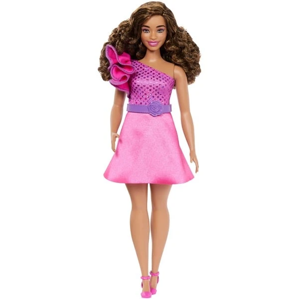 Mattel Barbie Fashionistas Puppe Mit Braunem Haar Und Glitzerndem Kleid 4 Mattel Barbie Fashionistas Puppe Mit Braunem Haar Und Glitzerndem Kleid – Bild 2