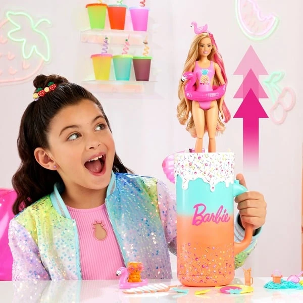 Mattel Barbie Pop! Reveal Fruit Series Geschenkset - Tropical Smoothie, Puppe – Bild 5