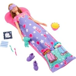 Mattel Barbie-Puppe Und Welpen-Pyjama-Party-Spielset Mit 2 Spielzeughunden (mehr Als 10 Zubehörteile, Farbwechsel) 10 Mattel Barbie-Puppe Und Welpen-Pyjama-Party-Spielset Mit 2 Spielzeughunden (mehr Als 10 Zubehörteile, Farbwechsel) -Spielzeug Verkäufe Mattel Barbie Puppe und Welpen Pyjama Party Spielset mit 2 Spielzeughunden@@100047598 2