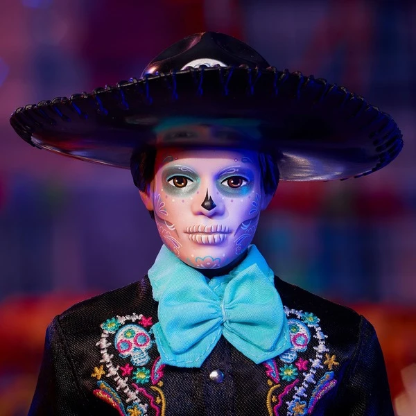 Mattel Barbie Signature Día De Muertos 2024 - Ken-Puppe Im Schwarzen Anzug Mit Hut – Bild 3