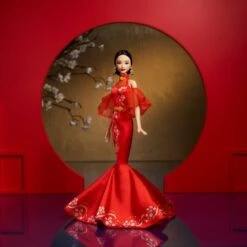 Mattel Barbie Signature Lunar New Year Mit Qipao Und Goldenen Accessories, Puppe 12 Mattel Barbie Signature Lunar New Year Mit Qipao Und Goldenen Accessories, Puppe -Spielzeug Verkäufe Mattel Barbie Signature Lunar New Year mit Qipao und goldenen Accessories Puppe@@100098697 4