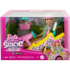 Mattel Barbie Stacie Go-Kart, Puppe (mit Hündchen, Zubehör Und Stickerbogen) -Spielzeug Verkäufe Mattel Barbie Stacie Go Kart Puppe@@100025578 5
