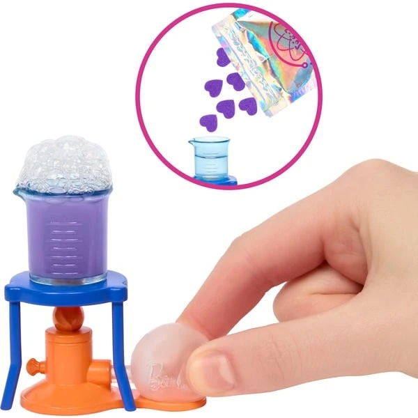 Mattel Barbie Wissenschaftlerin-Puppe Und Zubehör (mit Blonder Modepuppe, Labortisch Und Farbwechsel-Zubehör) 6 Mattel Barbie Wissenschaftlerin-Puppe Und Zubehör (mit Blonder Modepuppe, Labortisch Und Farbwechsel-Zubehör) – Bild 4