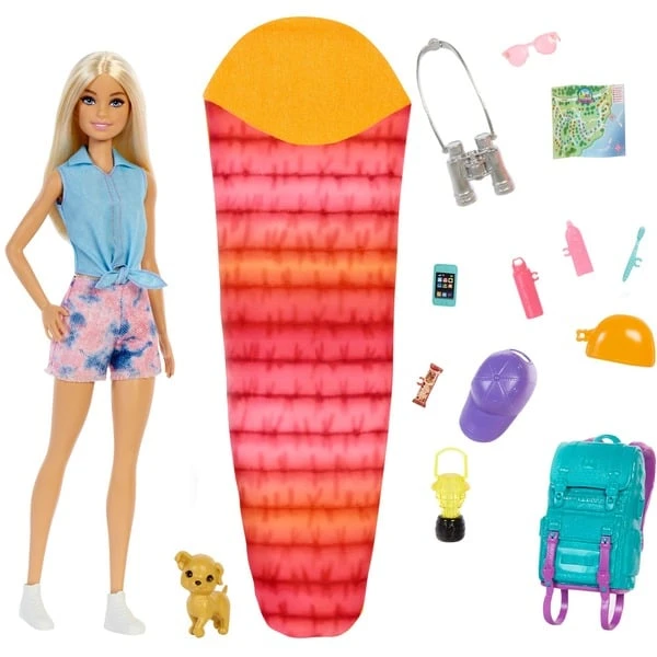 Mattel Barbie “It Takes Two! Camping” Spielset Mit Malibu Puppe, Hündchen Und Accessoires 3 Mattel Barbie “It Takes Two! Camping” Spielset Mit Malibu Puppe, Hündchen Und Accessoires