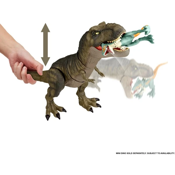 Mattel Jurassic World Thrash 'N Devour Tyrannosaurus Rex, Spielfigur – Bild 4